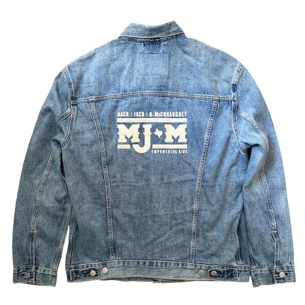 Levi Strauss Premium Denim Jacket Texas MJM Mack Jack & Matthew McConaughey  XL